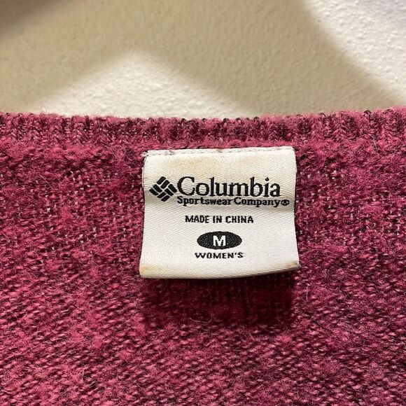 Columbia woman’s pink v neck sweater - Picture 6 of 9